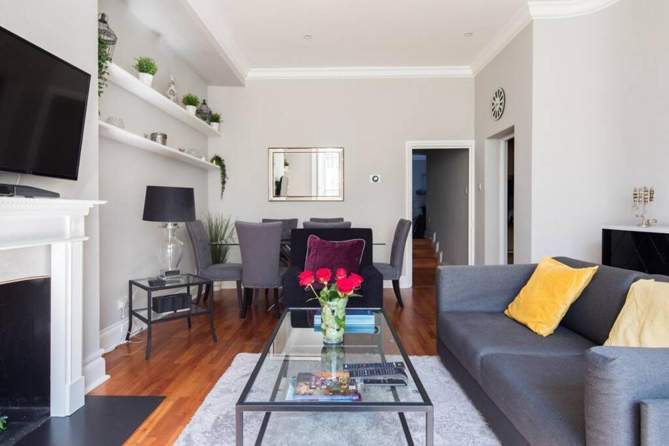 Apartmán Steps From Hyde Park 2Br 2Bath Sleeps 6 Londýn Exteriér fotografie